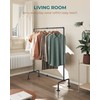 OROPY Industrial Pipe Clothing Rack Free Standing, Heavy Duty Detachable