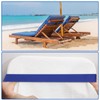 4 Pack Towel Bands for Beach Chairs Cruise, 2×15.7 Inch
