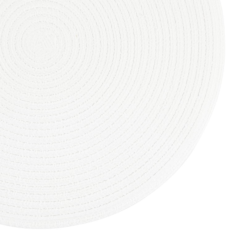SHACOS Round Braided Placemats Set of 6 Round Table Mats