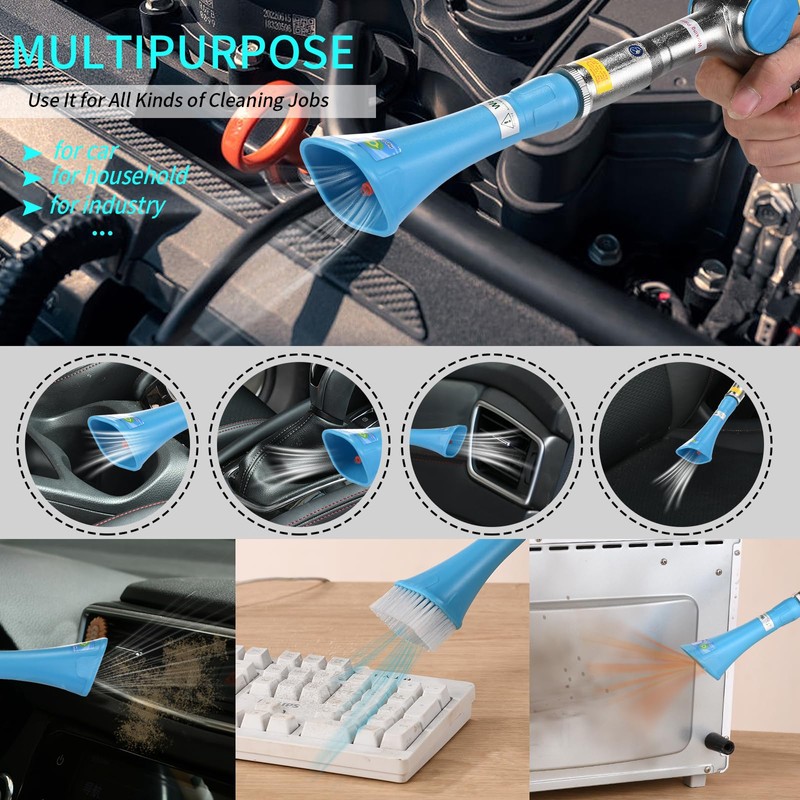 Cleaning Gun High Pressure Tornado Car Cleaning Gun with 2