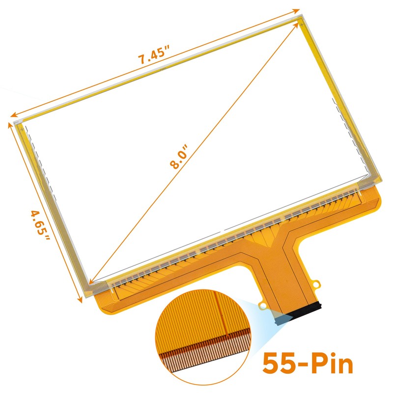 Kixfwpy 8" Touch Screen Digitizer Replacement for 2015 2016 2017