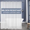 Titanker Extra Long Shower Curtain Liner 72 x 84 Plastic Frosted Shower Liner Waterproof Shower Curtain Liner PEVA Shower Curtains for Bathroom with Magnets and Rustproof Metal Grommets