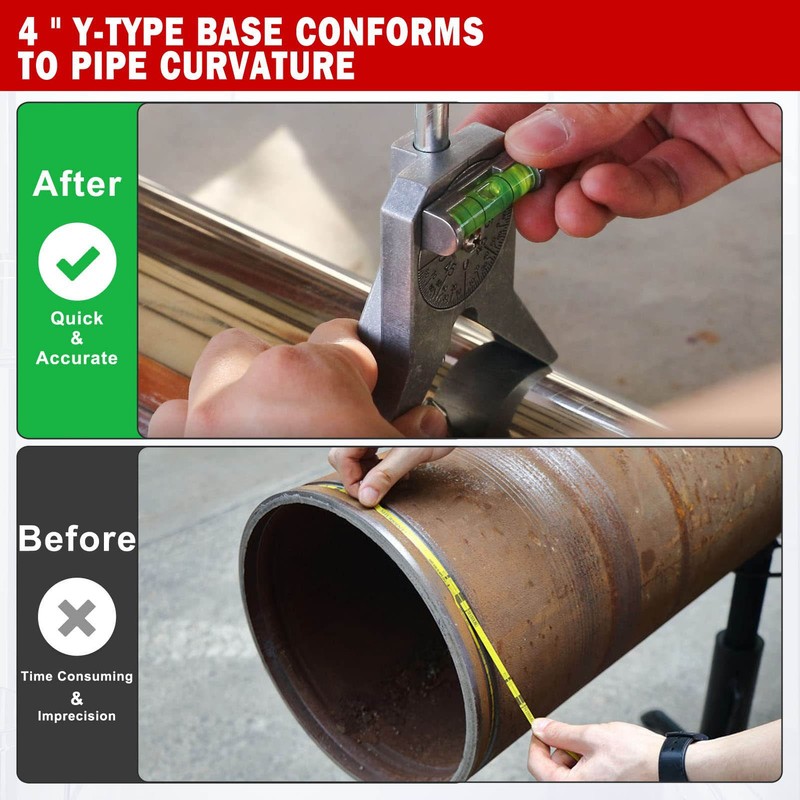 Pipe Center Finder Safety Pipe Marker Centering Head Tool High
