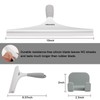 Anjinwiper Multi-Use Silicone Squeegee,Non-Slip Handle Cleaning Scraper with Adhesive Hook