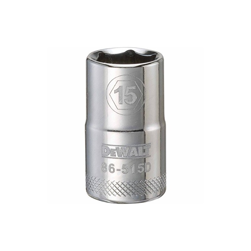 DEWALT DWMT86515OSP 6 Point 1/2'' Drive Socket 15MM