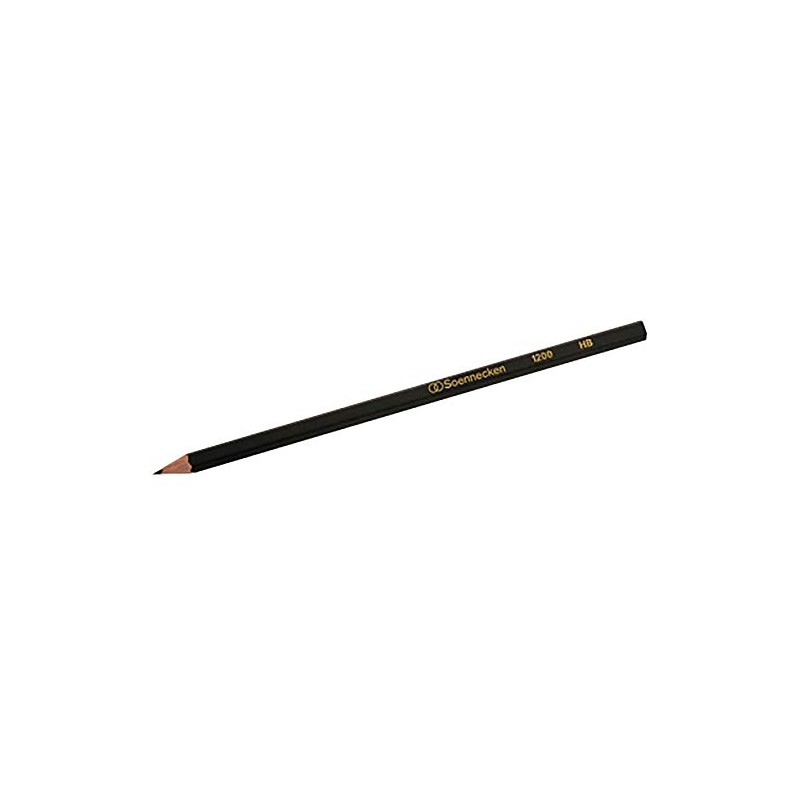 Soennecken Pencil 1200 HB Varnished Grey Pack of 12