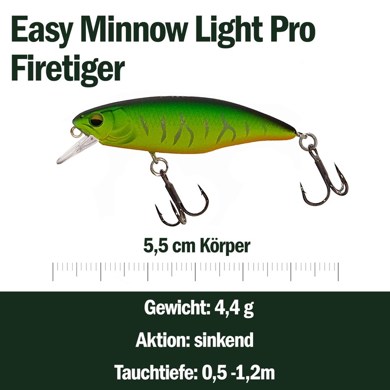 Wobblers Set of 5 for Trout & Bass, 5.5 cm,