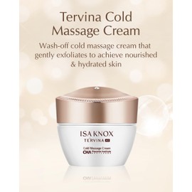 ISA KNOX Tervina Cold Massage Cream (6.76 fl oz) - Korean Skincare Luxurious Exfoliating and Hydrating Wash-Off Cream. with Transforming Gommage Texture and rHPP-8™ Core Ingredient.