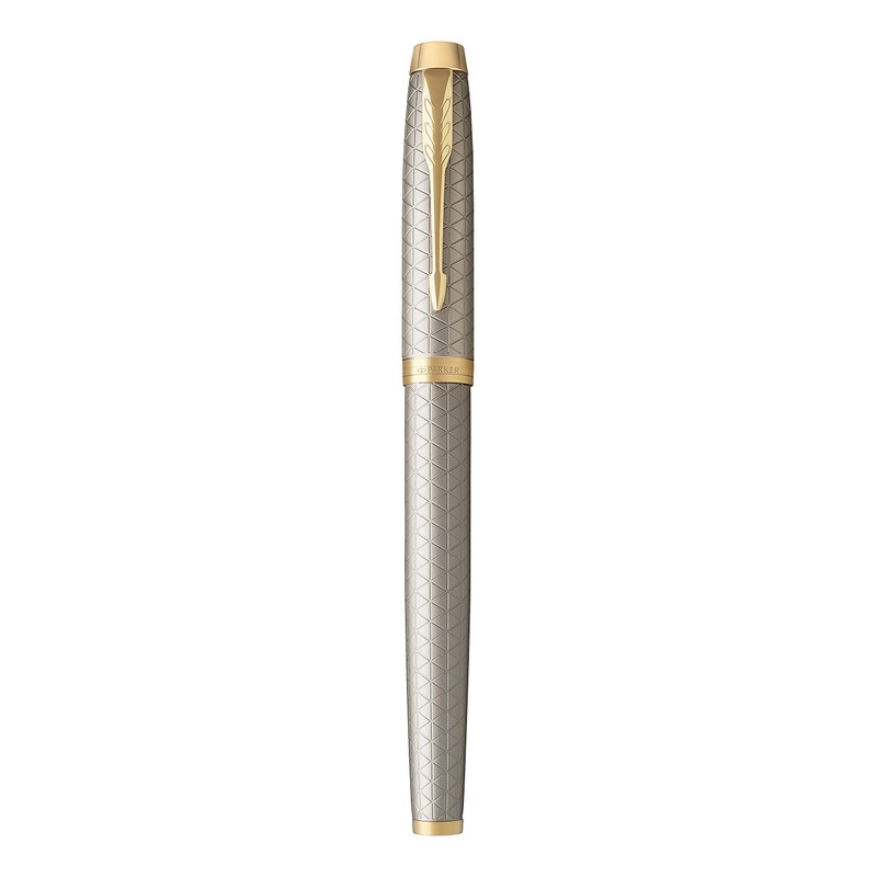 Parker Pen IM Premium Metal Fountain Pen - Warm Silver