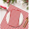 SietDESEO 50 Pieces 3-ply Red Gingham Napkins 13 x 15.7
