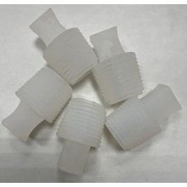 Protection Force リブ付きテーパーインサートプラグストッパー 1-1/16インチ 1-3/32インチ 1-1/8インチ 25.5-28.5mm IDホール スレッドチューブ ボトルオープニング用 (5個パック) 再利用可能なゴム