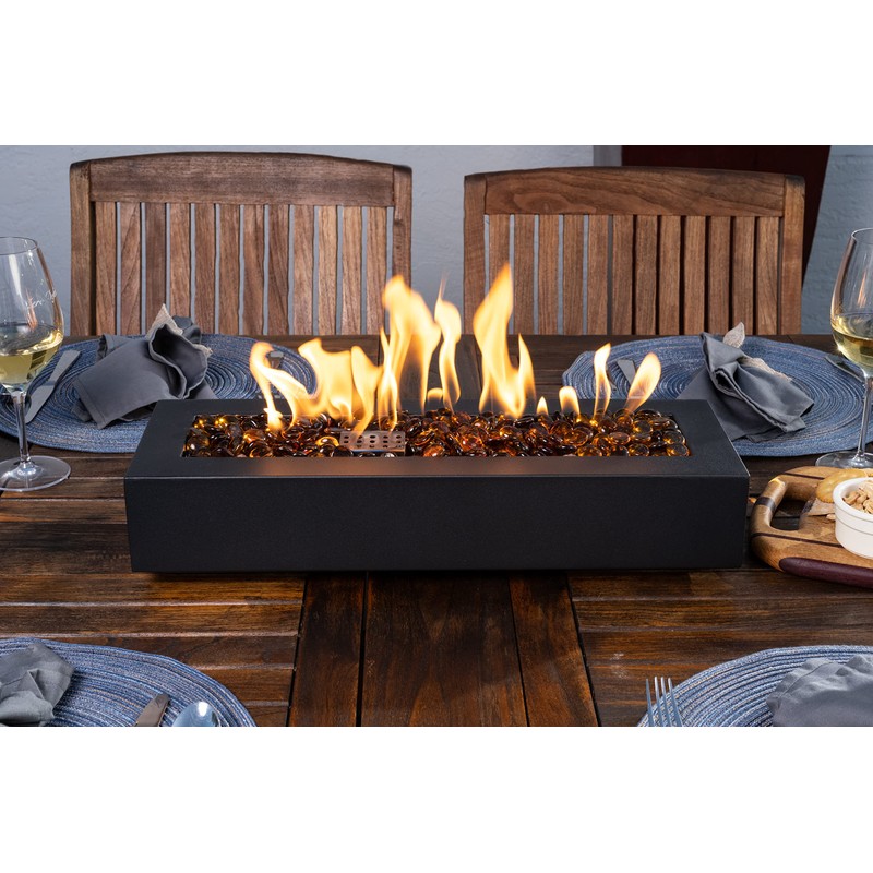 Bond Manufacturing 50857N Lara TableFire Firebowl, Black