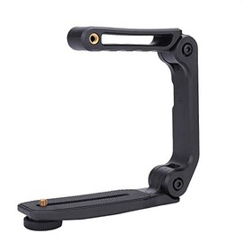 Tosuny U Shape Video Filming Camera Stabilizing Handle Grip, Foldable Handheld Camera Stabilizer with Built in Hexagon Wrench for DSLR, Digital Video Camera