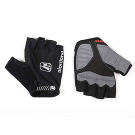 Giordana Men's Corsa Short Finger Cycling Gloves, Black, L