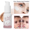 Color Changing Foundation, Base Nude Face Liquid Cover Concealer, Flawless