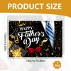 Happy Fathers Day Backdrop Photography Grand Black Backdrop for Father's