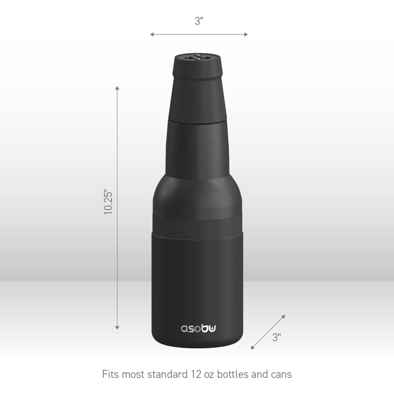 Asobu Frosty Beer Holder 2 Go Vacuum Insulated Double Walled
