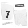 TOYMYTOY 40pcs Digital Cards Number Hanger Cards Table Number Disc