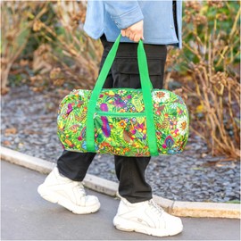 Pylones - Foldable Bag - Duffle Bag - Spring Green Sports Bag, Green, Sports bag