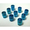 MENORAH CANDLE CUPS, Set of 9, Aluminum Blue color
