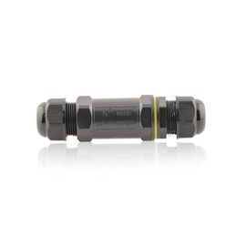 Cable Connector Waterproof | 24A 450V AC | 4-Pin | M25 Cable Cross Sections: 4-14 mm | Two Openings | IP68 | 4 m Water Depth Tested VDE & CE Socket Socket Earth Cable Connection Box Connection Sleeve