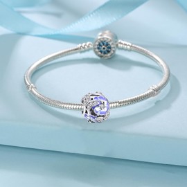 Symretie 925 Sterling Silver Charms for Bracelets Bead Charms and Necklaces - Dangle Pendants Charms Jewellry Gift for Women Girls