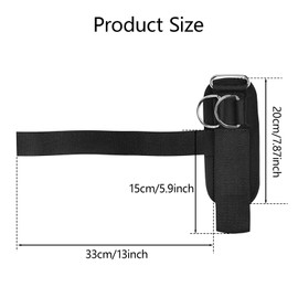 2pcs Gym Wrist Straps Weightlifting with D-Ring Gym Accessories Weight Lifting Wrist Support for Deadlifts, Cable Machine Workouts, Powerlifting, Strength Training