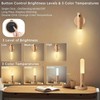 LED Motion Sensor Night Light Brightness Adjustable Portable USB Rechargeable