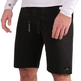 Northster Men's Terry Shorts Sports Shorts, black, M