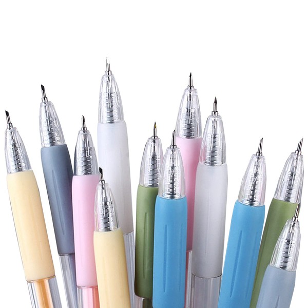 Pack 12 Retractable Hobby Knife, Precision Craft Cutting Tools with