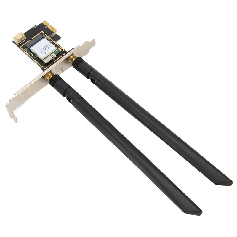 PCIe WiFi 6E Card 2.4G/5G/6Ghz Up to 2400Mbps Dual Antenna