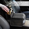 Qirc Car Armrest Cushion, Upgraded PU Leather, Car Armrest Cover