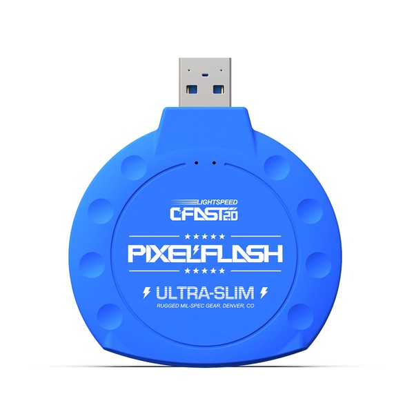 PixelFlash CFAST 2.0 Card Reader USB 3.0 SATA III 500MB/s