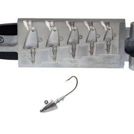 Do It Mold Shad Head Jig Sz: 1/4, 3/8, 1/2, 3/4, 1 oz Hook: 630 or 635 Collar: Ring & Barb