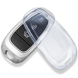 Key Fob Cover Case Compatible for Hyundai Santa Fe Sonata Tucson Palisade IONIQ 5 Nexo Accessories Keyless Key Shell Bag Holder Cover