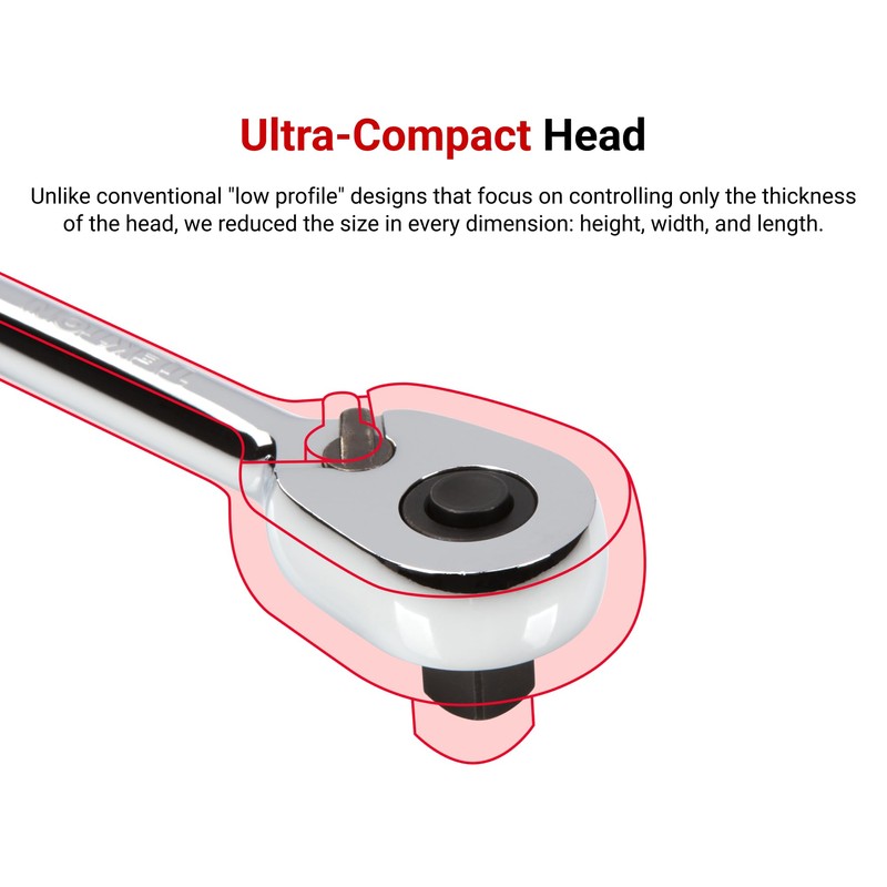 TEKTON 1/2 Inch Drive x 18 Inch Quick-Release Long Ratchet
