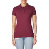 Lee Uniforms Juniors Stretch Pique Polo, Burgundy, Large