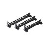 Autuwintor Closet Rod Retractable Closet Pull Out Rod Black Heavy