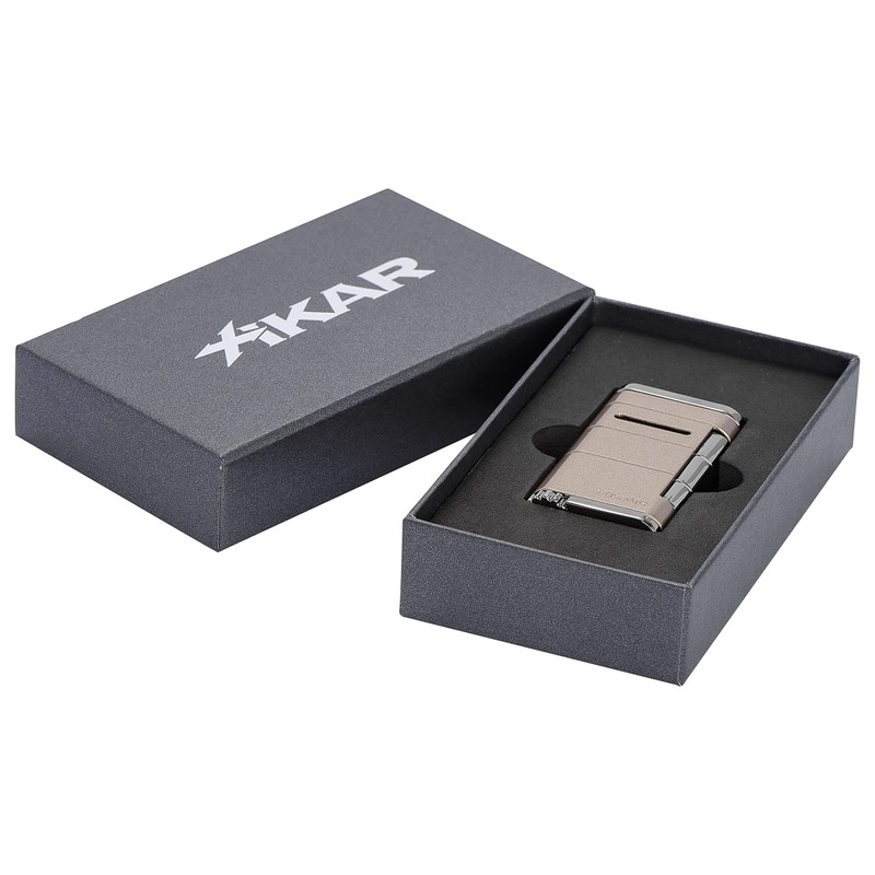 Xikar Allume Single Jet Flame Cigar Lighter, Durable Body, Fuel