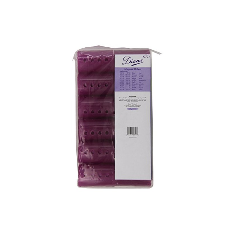 Diane Magnetic Roller, Lavender, 1-3/4 Inch, 12 Count