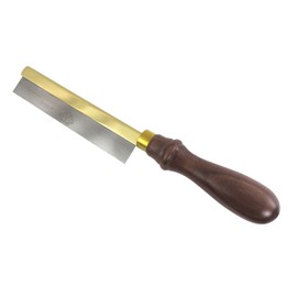 Thomas Flinn Pax Taytools 6 Inch Razor Saw, Solid Brass Rolled Back, 40 TPI, 3/4 Inch Wide Saw Plate, Walnut Handle