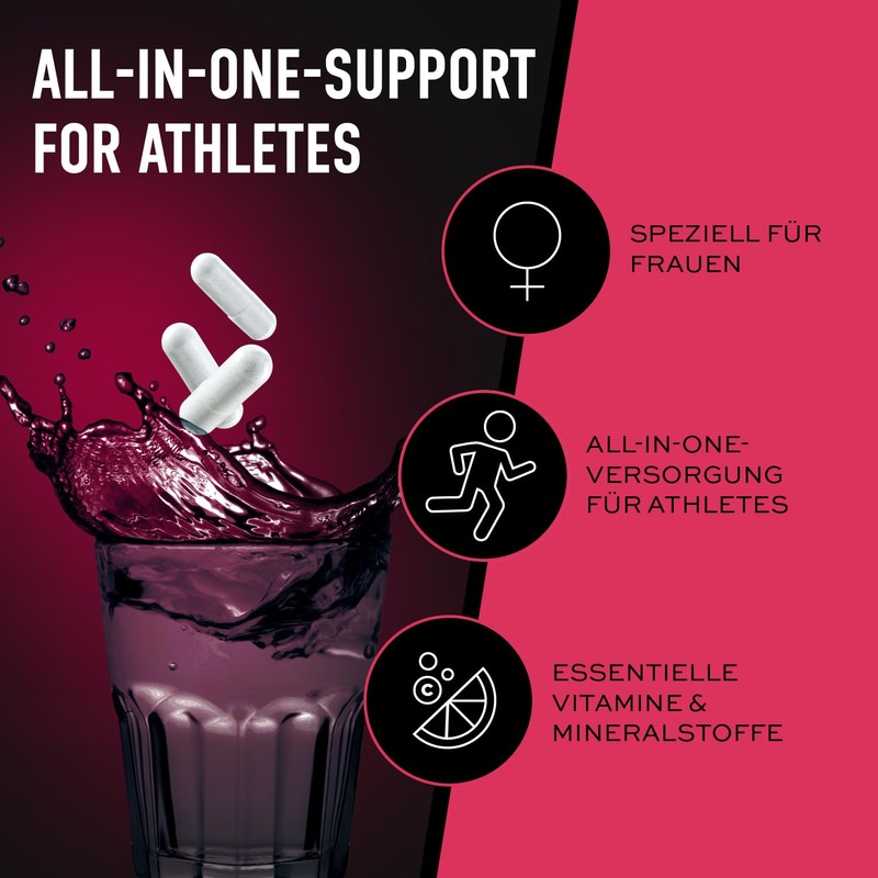 ESN Athlete Stack Women, 2 x 210 Capsules, All Essential