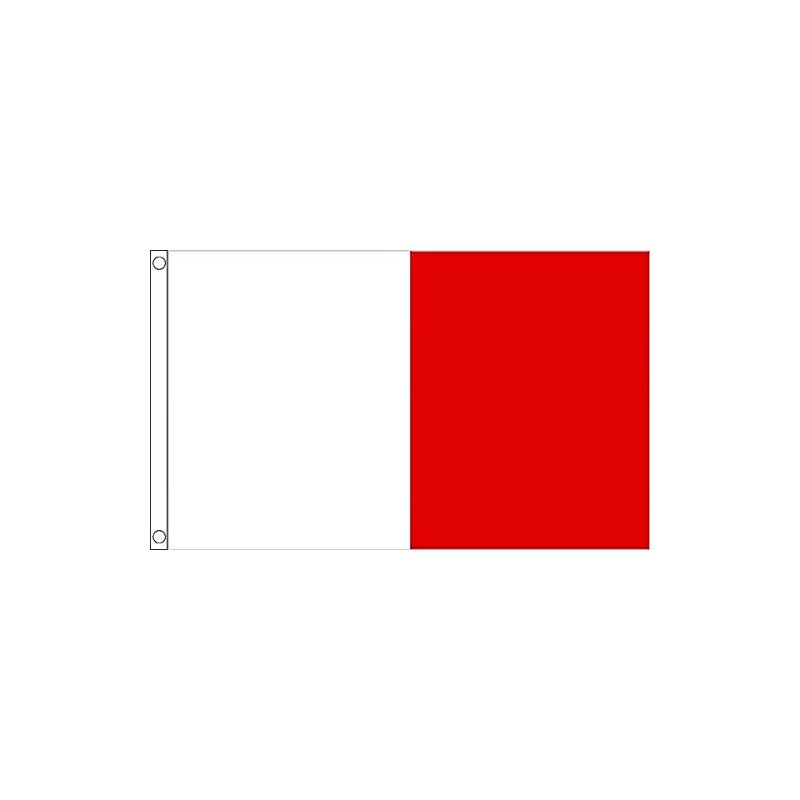 White and Red Irish County Flag - 5 x 3