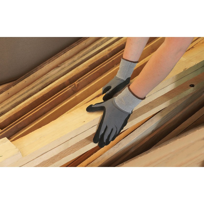 Connex COX938319 All- Purpose Gloves, Grey, Size 9