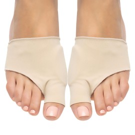 1 Pair Bunion Support with Gel Foot Care Cushion,Hallux Valgus Corrector,Bunion Protector,Bunion Corrector for Corn,Calluses,Blister Preventing (S)