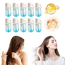 JUDUNA JUDUNA 10 PCS Hair Perfume Oil, 2025 New 2 in 1 Avocado Nourishing for Women, Nourishing Hair Serum for Wet Dry Use, Shining Hair Oil for Frizzy Hair (1.5ml, Aquatie scent)