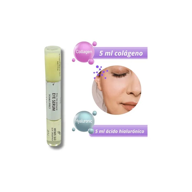 Ácido Hialurónico + Colágeno Contorno De Ojos Roll-on 2 En