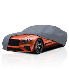 5 Layer Car Cover for 2003-2025 Bentley Continental GT/GTC Coupe 2-Door Semi Custom Fit Full Coverage Heavy Duty All Weather Protection Breathable Dust Wind Shield