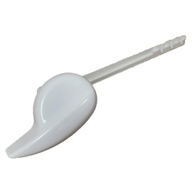 NuFlush Front Mounted Flush Handle, Nylon (8-inch Nylon Rod) (Left Hand)