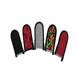 Intedge 316R Hot Handle Holder, Quilted Cotton Skillet Sleeve, Heat-Resistant to 400°F, 6" Cast Iron Handle Cover, Red, Made in USA, 1 Each